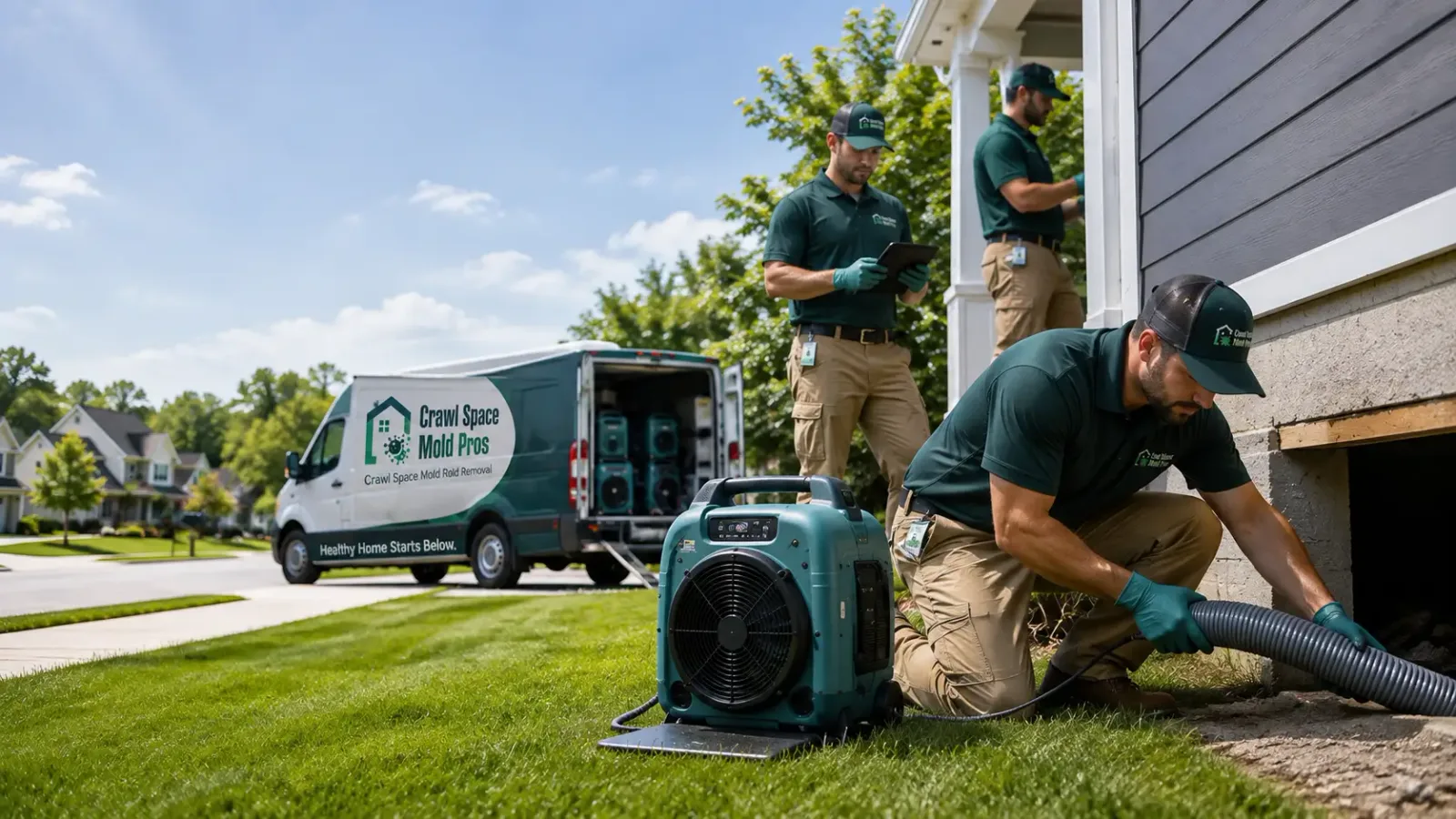 Crawl Space Mold Removal in Tamaroa, IL